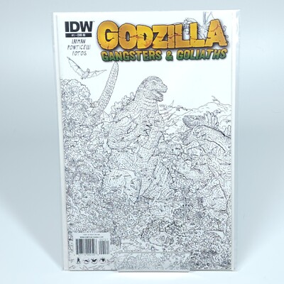 Godzilla Gangsters & Goliaths #1 (2011) 1:10 Darrow Sketch Variant • IDW-image