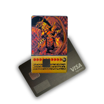 Debit Card Skin - Yu-Gi-Oh! Winged Dragon Ra Holographic Anime Credit Card Skin-image