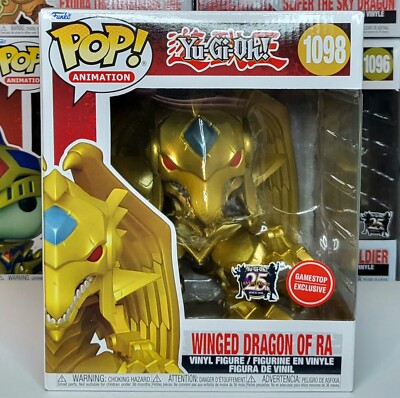 Funko Pop! Yugioh Winged Dragon of Ra GameStop Exclusive #1098 Vinyl Figure-image