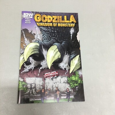 Godzilla Kingdom Of Monster #1 Another Dimension 2nd Printing IDW 2011 (GZ24)-image