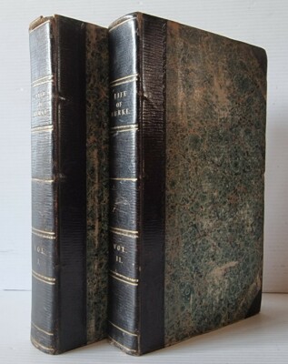 1826 / MEMOIR OF EDMUND BURKE - IRISH STATESMAN / 2 VOLS / POLITICS - PHILOSOPHY-image