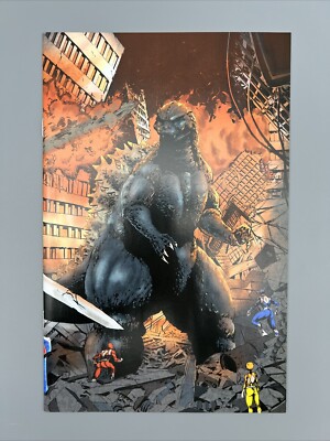 GODZILLA VS MIGHTY MORPHIN POWER RANGERS II #1 ESKIVO VIRGIN VARIANT MMPR-image