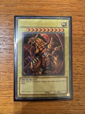 Yugioh - The Winged Dragon of Ra YGLD-ENG03 NM Limited Ultra Rare-image