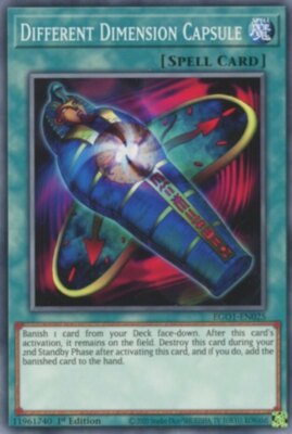  1x Different Dimension Capsule - EGO1-EN025 - Common - 1st Edition - Egyptian G-image