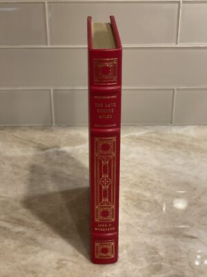 THE LATE GEORGE APLEY a Novel in the Form of  a Memoir 1984 HC Leather Franklin-image