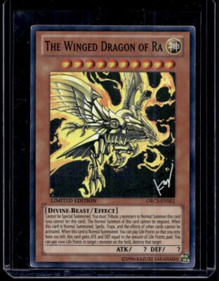 1996 Yu-Gi-Oh The Winged Dragon Of Ra Limited Edition ORCS-ENSE2-image