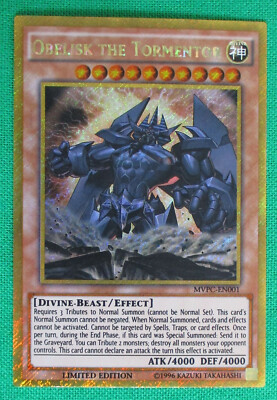 Yugioh Obelisk The Tormentor Card MVPC-EN001 Movie Promo Limited Edition NM-image