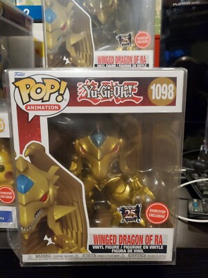 Funko POP! Yu-Gi-Oh Winged Dragon of Ra 1098 6” GameStop Excl W/protector-image