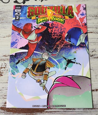 NM Godzilla vs. the Mighty Morphin Power Rangers II #2 (2024) IDW Publishing-image