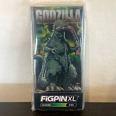 2020 ECCC Godzilla FigPin XL Enamel Green Glow Pin X40 Locked LE 750 Comic Con-image