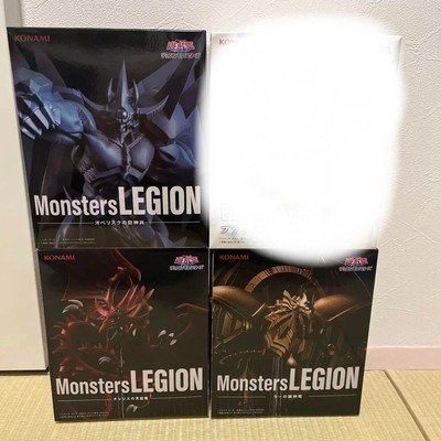 Yu-Gi-Oh! Monsters Legion Figures Obelisk Slifer Ra Set of 3 Konami-image