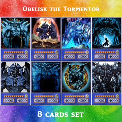 Orica Divine Obelisk the Tormentor - 8 cards set (Anime Art)-image