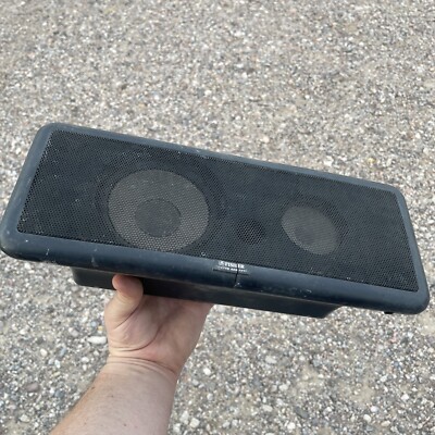 Fisher Speaker As Is For Parts Cracked At The Bottom-image