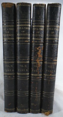 JOHN FREDERICK SCHROEDER Life and Times of Washington FIRST EDITION 1857 Rare-image