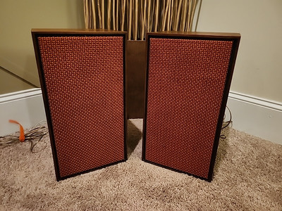 The Fisher Model 8 Speakers - Rare Vintage Set - Nice Condition-image