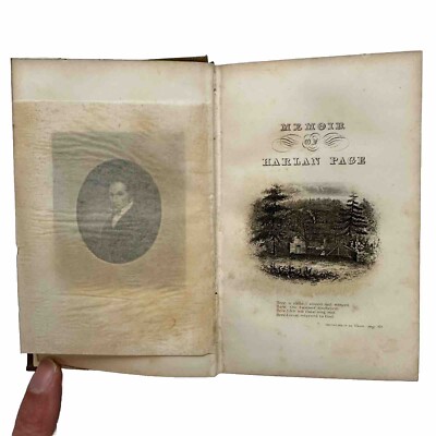 Memoir of Harlan Page William A Hallock American Tract Society First Ed 1835 HC-image