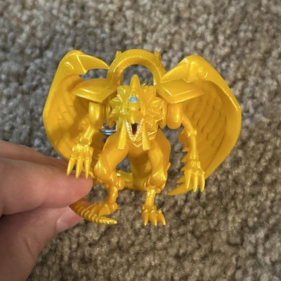 Yu-Gi-Oh Yugioh Keychain Keyring Winged Dragon Of Ra Gold-image