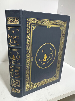 Easton Press Paper Life - Tatum O'Neal  SIGNED 1st Ed w/ COA-image