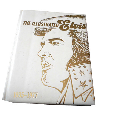The Illustrated Elvis 1935-1977 White Cover Padded Leather HC W.A. Harbinson-image