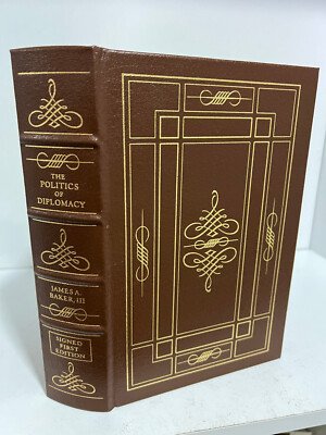 Easton Press Politics of Diplomacy - James Baker    SIGNED 1st Ed-image