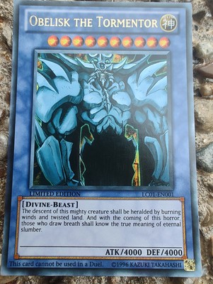 YU-GI-OH! OBELISK THE TORMENTOR LC01-EN001, LIMITED EDITION, LEGENDARY COLLECTIO-image