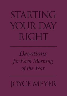 Starting Your Day Right: Devotions for Each Mo- leather bound, Meyer, 1455543578-image