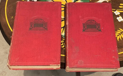 The Master Classics Volume IX & X Doubleday Doran 1929 Book Biography- 2 Books-image