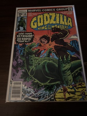 Godzilla #10 (Marvel Comics May 1978) Fine- Vs Yetrigar-image