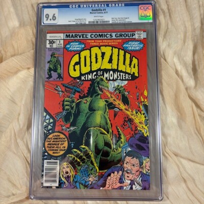GODZILLA #1 (1977) CGC 9.6  WHITE Pages! Marvel Comics-image
