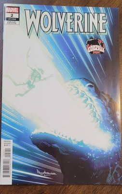Wolverine #2 (394) Rogê Antônio Godzilla Cover (Marvel Comics December 2024)-image