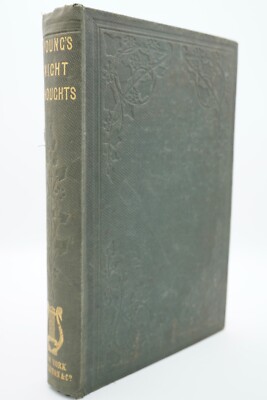 1854 Night Thoughts by Edward Young with Life by G Gilfillan - Poetry, Antique-image