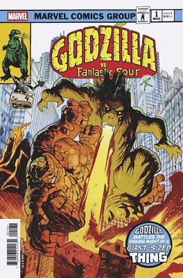Godzilla Vs. Fantastic Four #1 Homage, J. Harren Cvr (2025) VF+-image