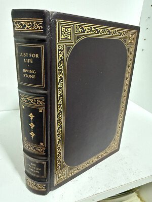 Franklin Library  Lust for Life by Irving Stone   SIGNED Limited Edit-image