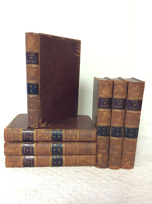 MEMOIRS OF THE LIFE OF SIR WALTER SCOTT, BART., 7 Vols -1838- 1st ed - Literary-image