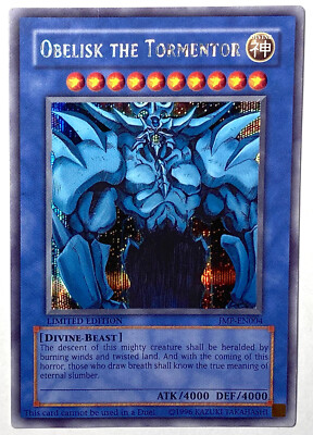 Yu-Gi-Oh! Obelisk the Tormentor JMP-EN004 Limited Edition Secret Rare MP-image
