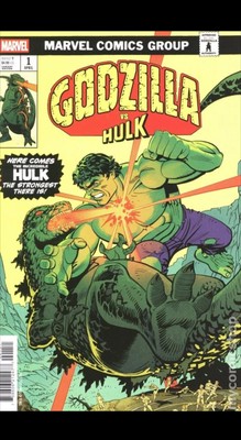 Godzilla vs. Hulk #1 Comic Cover E-image