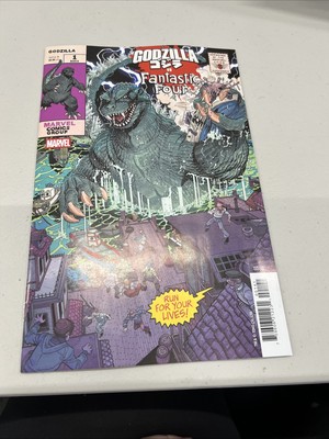 Godzilla vs Fantastic Four #1 Bradshaw Cvr Marvel 2025 Comics-image