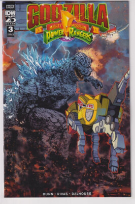 GODZILLA VS MMPR II #3 CVR B (IDW 2024) C2 
