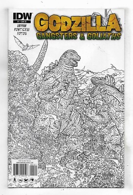 Godzilla Gangsters & Goliaths #1 Cover RI Very Fine-image