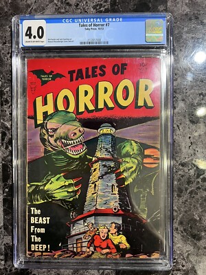 Tales of Horror #7 1953 CGC 4.0 Pre Dates Godzilla Pre Code Howard Rosenberger-image