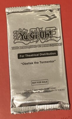 Yugioh Movie The Dark Side Of Dimensions Obelisk The Tormentor Promo Pack-image