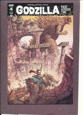 Godzilla 4 Sub Variant Rage Across Time 2016 NM 9.4 Cover B-image