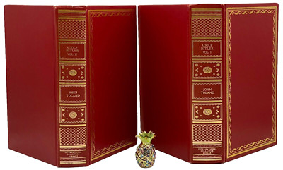 1976 ICL ADOLF HITLER Biography Collectors Edition WORLD WAR 2 Germany 24K GOLD!-image