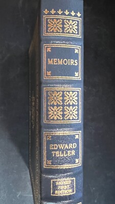 Edward Teller, SIGNED!, Easton Press  ✍️ 1st Edition, Excellent Condition, Crisp-image