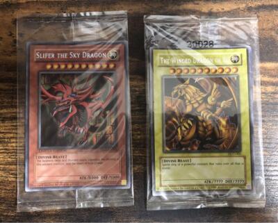 Used Konami Yu-Gi-Oh Sky Dragon Of Osiris Winged Dragon Of Ra Trading Cards-image