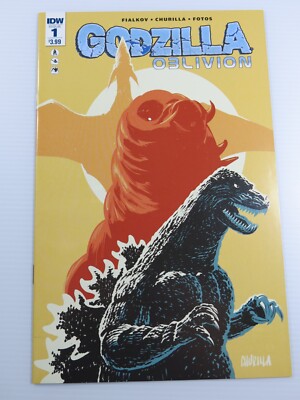 GODZILLA OBLIVION # 1 IDW COMICS 2016 FIRST PRINTING MAIN COVER BRIAN CHURILLA-image
