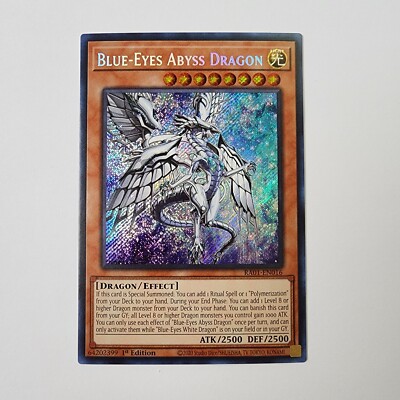 Blue-Eyes Abyss Dragon - RA01-EN016 - Secret Rare - NM - 1st ed - Yugioh TCG-image