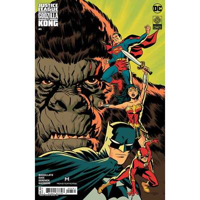 Justice League Vs Godzilla Vs Kong #5 Cover C Cho Card Stock Variant-image
