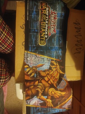 YUGIOH Battle Pack 2 War of the Giants Winged Dragon of Ra Playmat Lightly Used-image