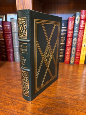 Off the Record.  Harry S. Truman. Easton Press 1989 Full Leather. Fine Unread-image
